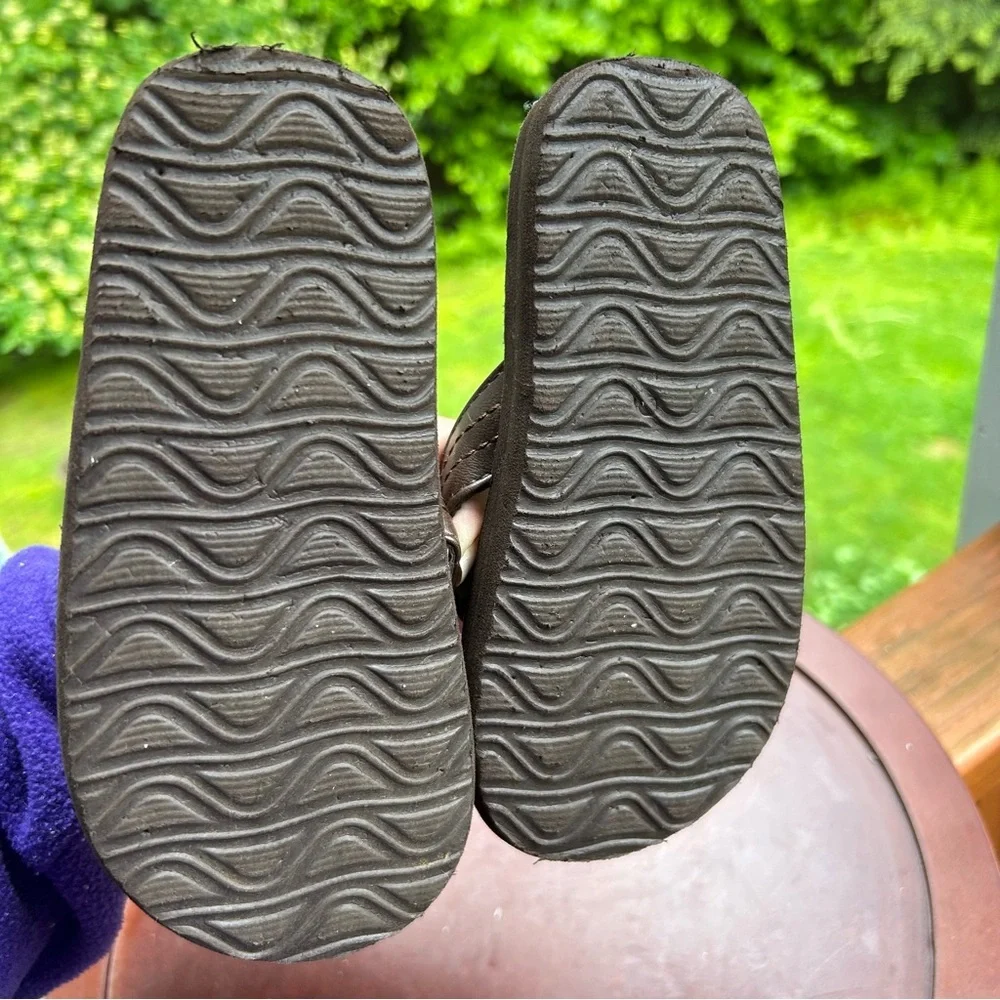 Brown Flip Flops | Size 9/10 Toddler Boy | Just Like Dad Vacation Sandals